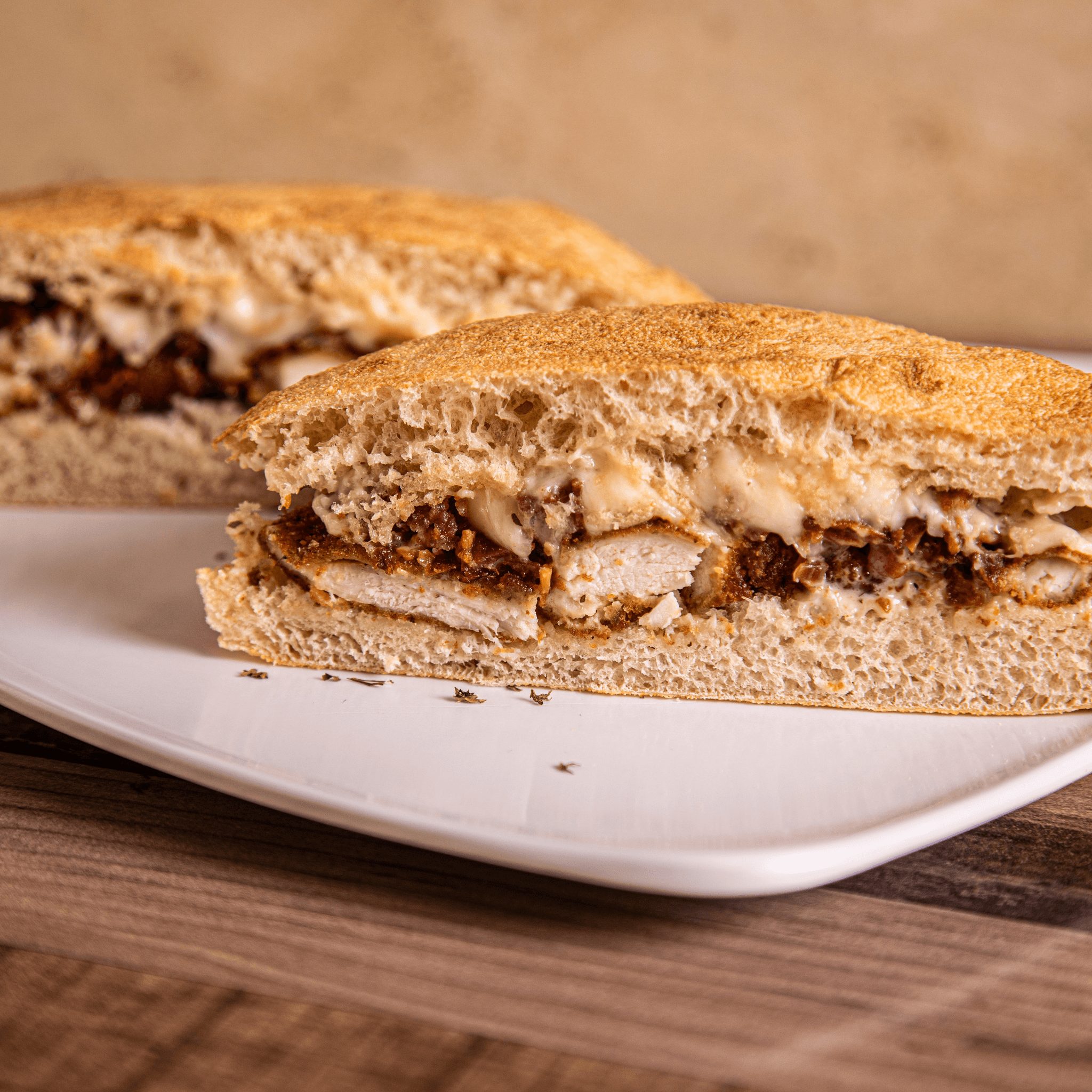 Chicken, Bacon & Ranch Sandwich.