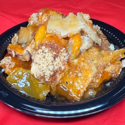 Peach Cobbler.