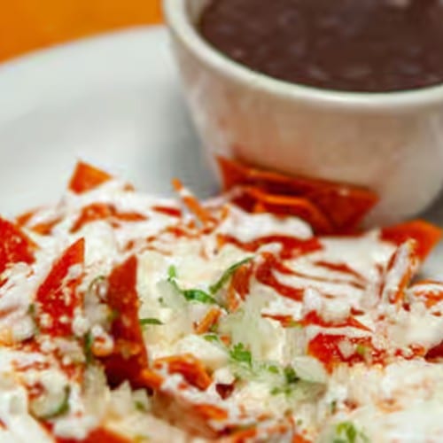 Chilaquiles Rojos.