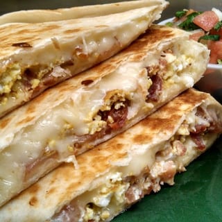 Jose's Texas Size Brunch Quesdailla