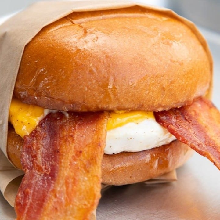 Bacon, Eggs-N-Cheez  Sandwich.
