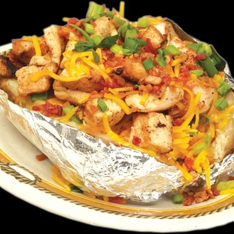 Chicken Musroom melt Spud.