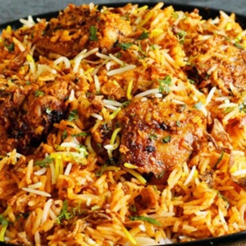 107. Chicken Tikka Biryani.