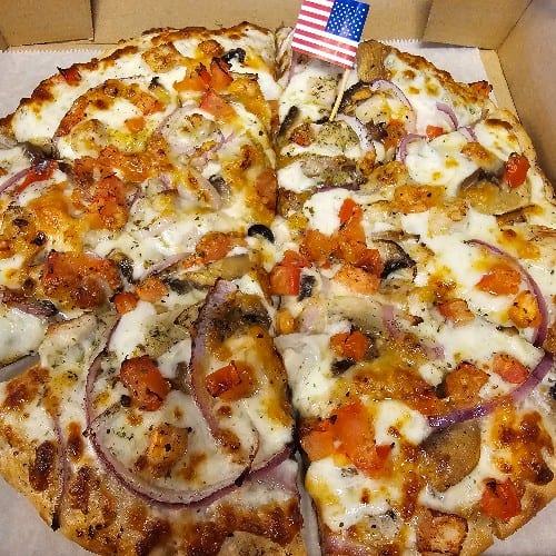 Chicken Alfredo Pie (10").