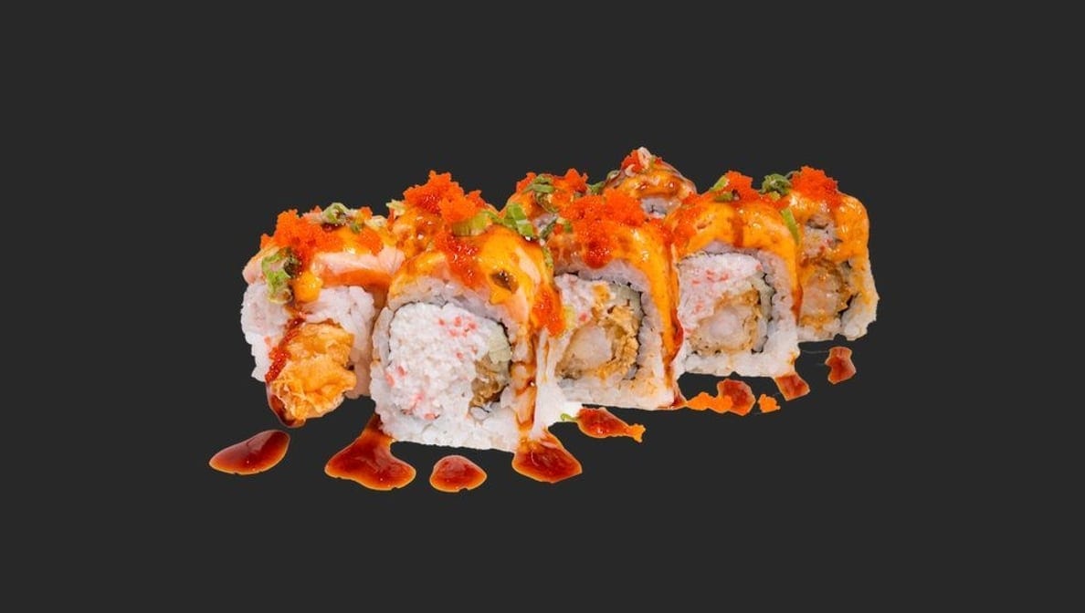 C14 Sear Salmon Roll/ Raw Fish.