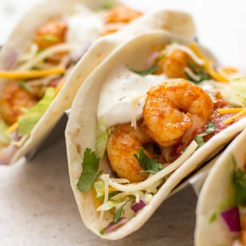 Shrimp Tacos.