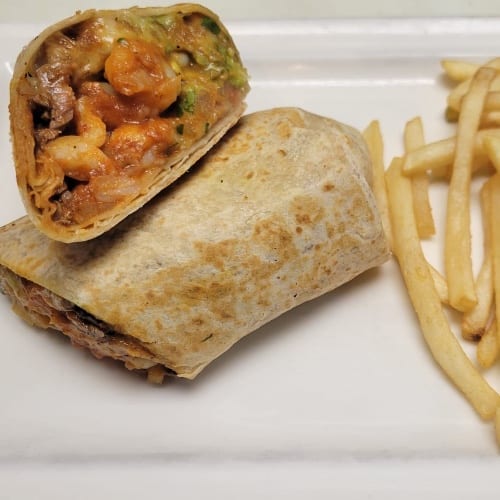 #9 Burrito Mar Y Tierra.