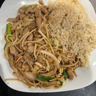 (L) Pork Lo Mein