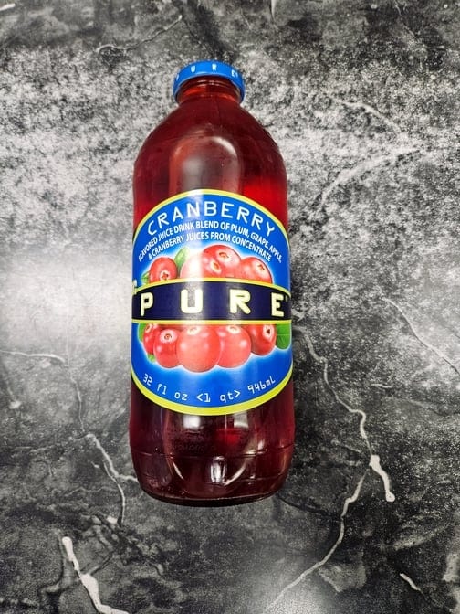 Mr. Pure Cranberry, 32 Ounce.