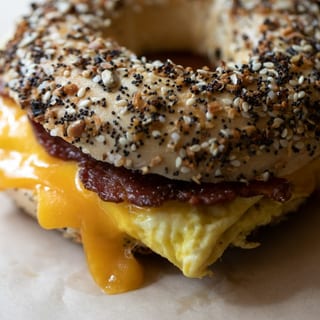 Egg Meat and Cheese Sandwich