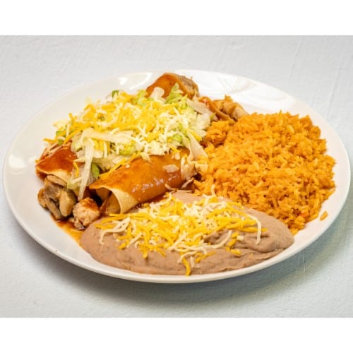 Combo 3 - Two Enchilada Plate.