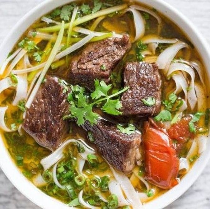 Beef Stew Noodle Soup - Pho Bo Kho.