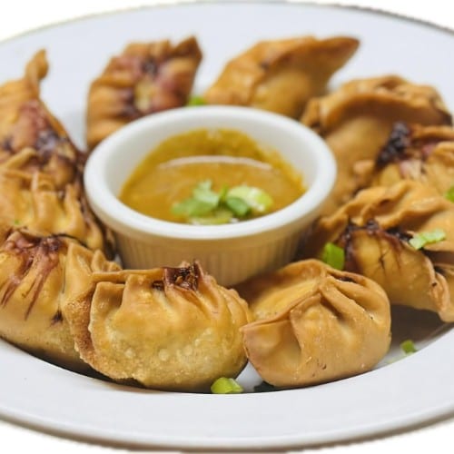 Vegetable Fried Momo.