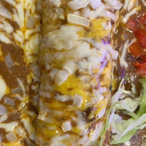Dirty Boudreaux Burrito.