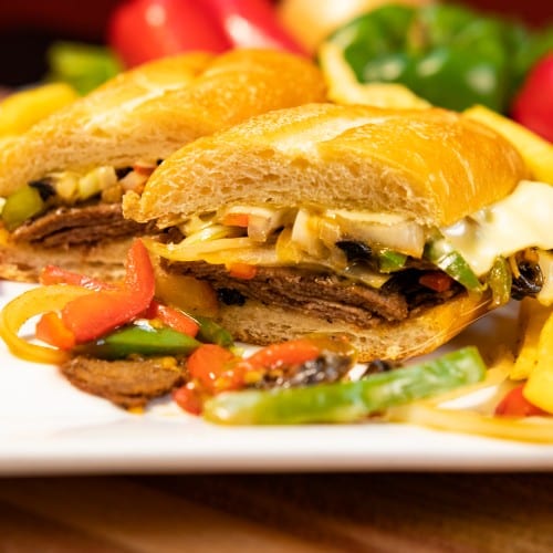 Philly Cheesesteak Sub.