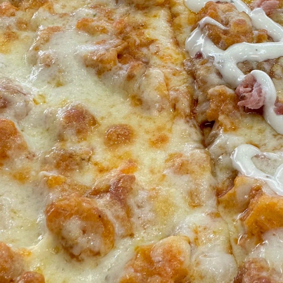 Buffalo Chicken Pizza.