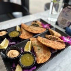 Empanada Platter -Spinach Mushroom.