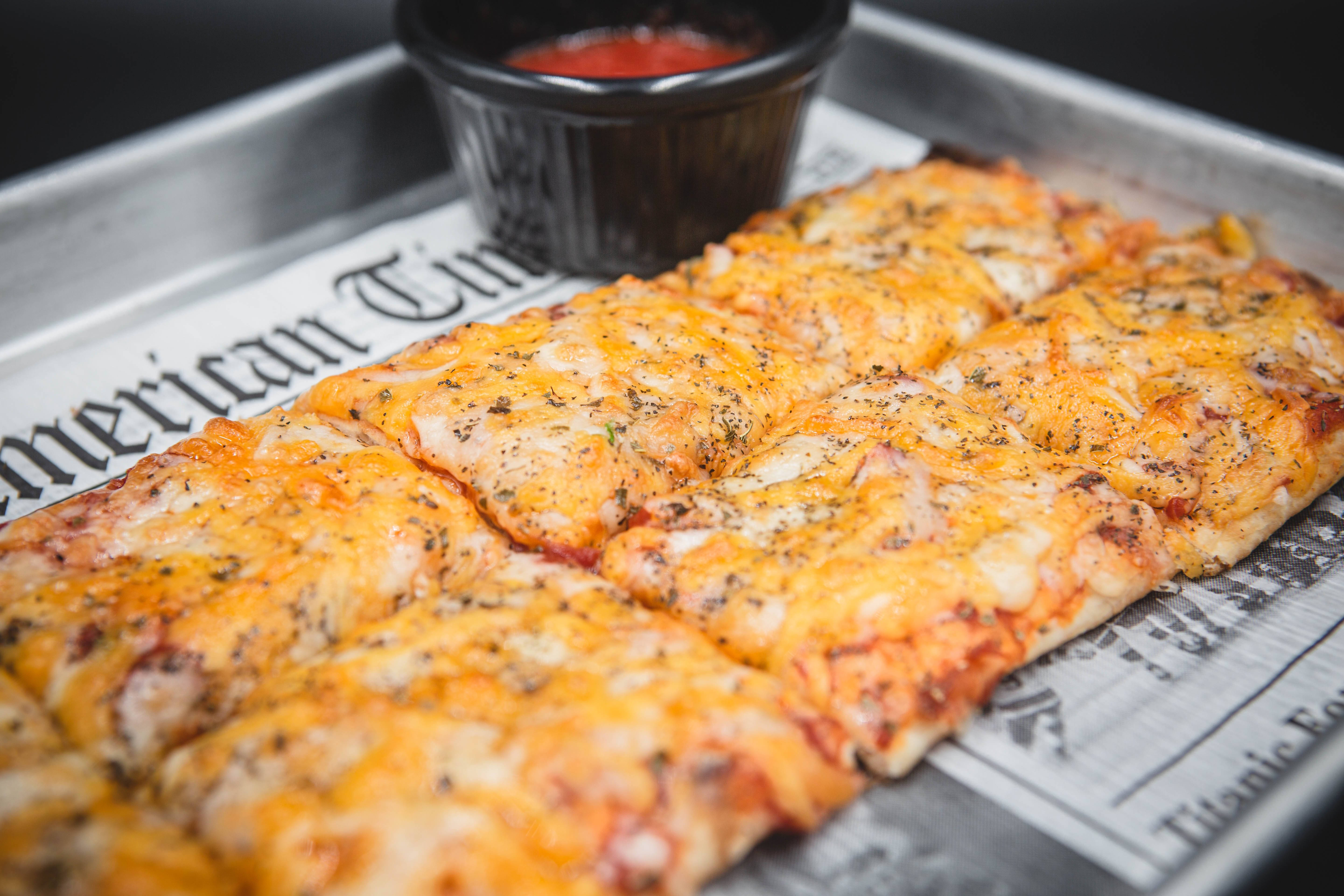 Four Cheese Flatbread.