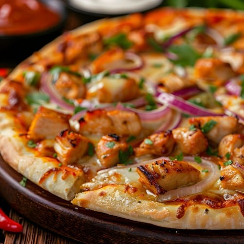 7. Grilled Chicken (White) Pizza.