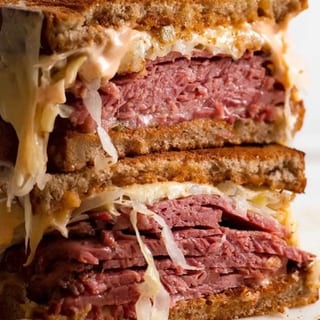 Corned beef Reuben with fries special