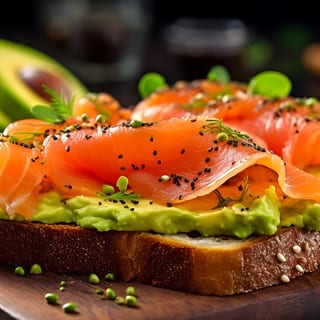 Smoke Salmon Avocado Toast