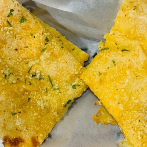 Garlic-Cheese Naan.