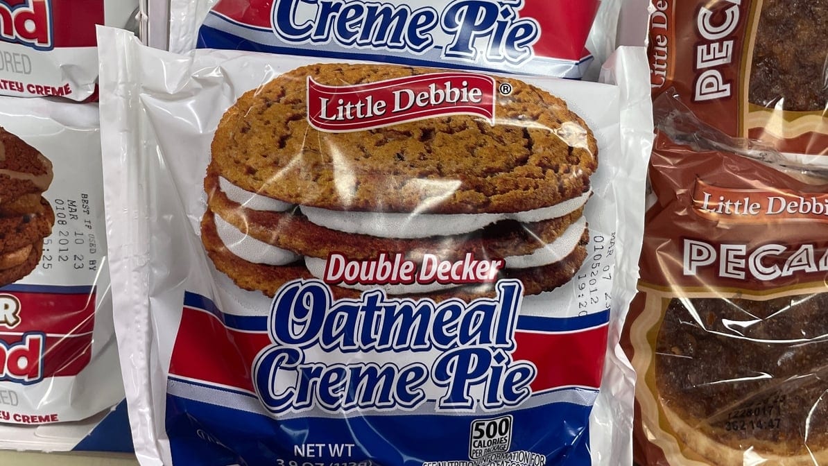 Double Decker Oatmeal Cream Pie.