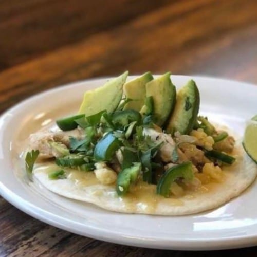 (1) Tequila-Lime Chicken Taco.