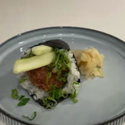 Spicy Tuna Hand Roll.