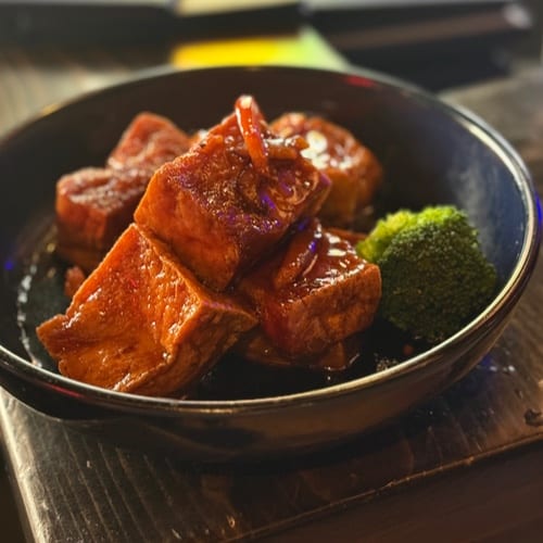 Orange Tofu.