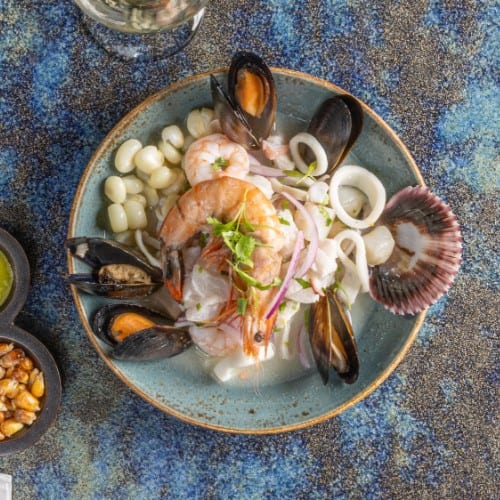 Ceviche de Mariscos.