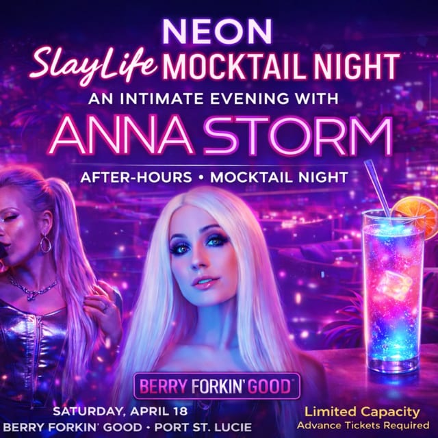 Neon SlayLife Mocktail Night An Intimate Evening with Anna Storm (Live)