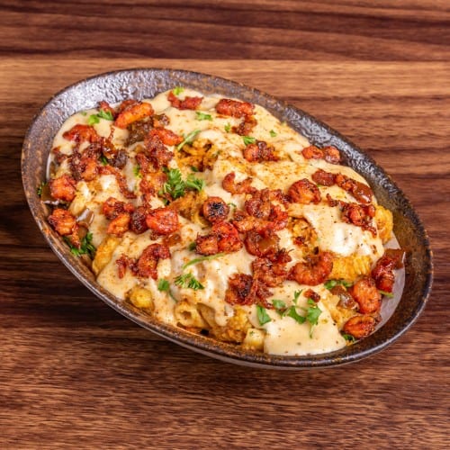 Side Crawfish Mac & Cheese.