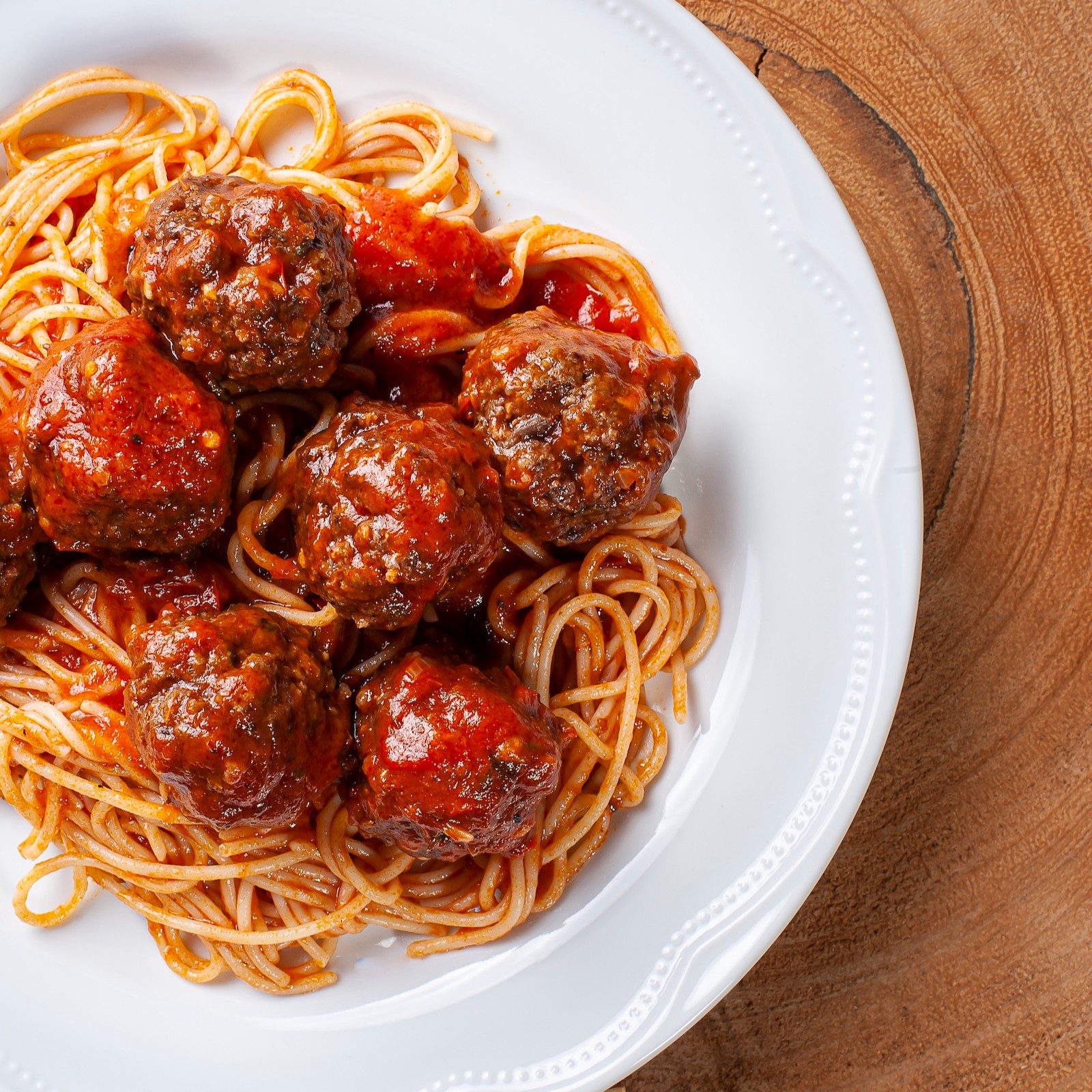 Kids Spaghetti Meatballs.