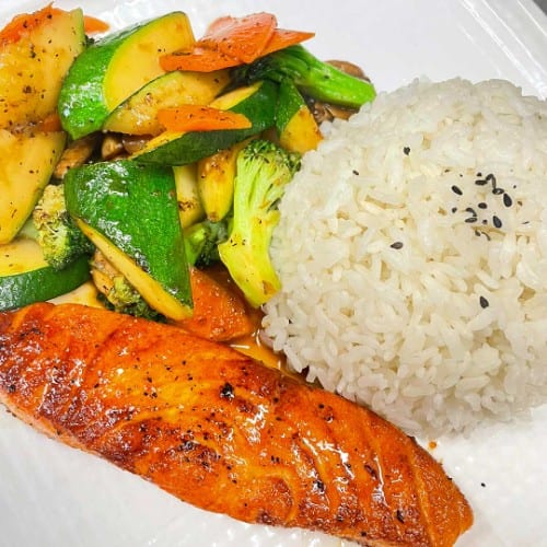 Salmon Hibachi (Lunch).