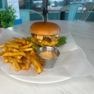 Cosmo Burger with Fries