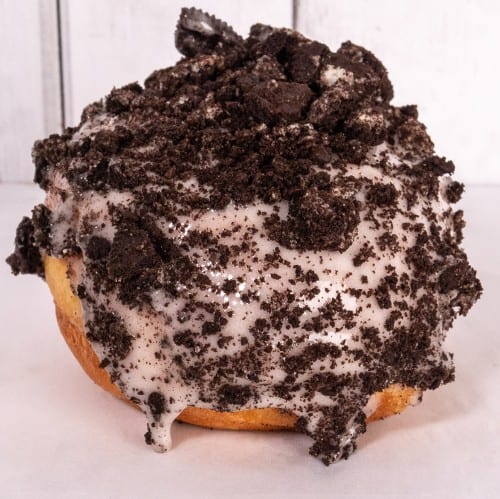 Oreo cookie donut.
