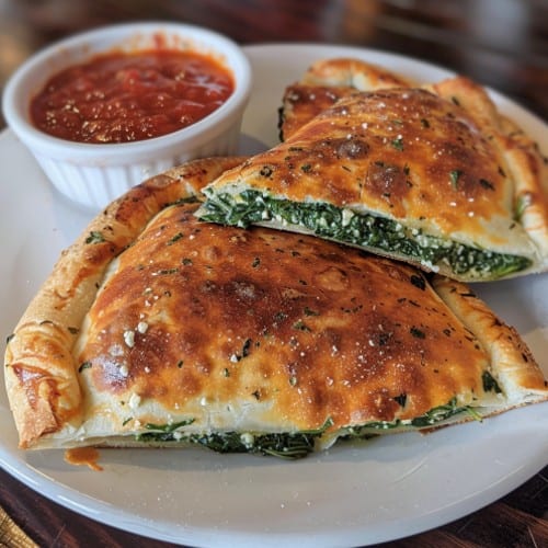 Spinach and Feta Calzone (Small).