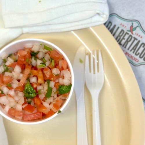 1/2 Pint of Pico De Gallo.