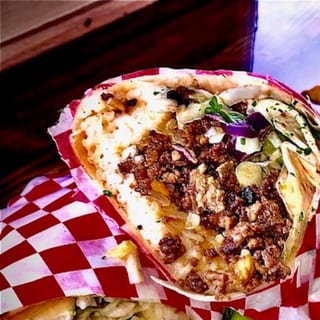 Korean Style Beef Burritos