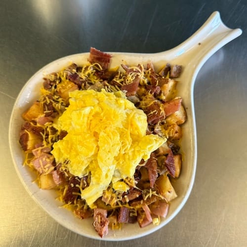 Meat Skillet Breakfast.