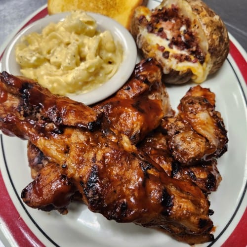 BBQ Riblets Plate.
