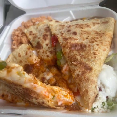 Quesadilla Camaron.