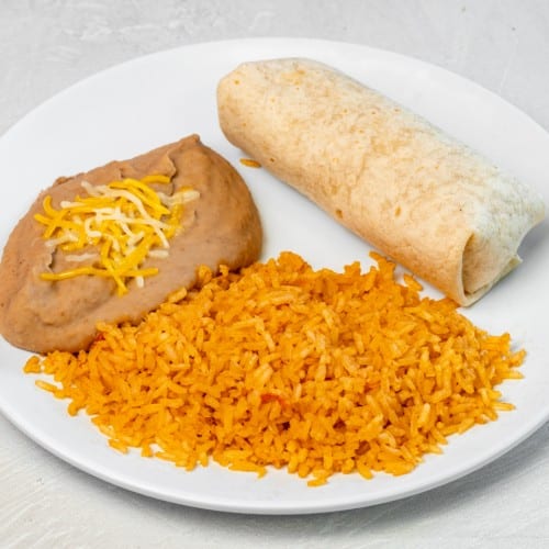 Kids #2 Bean Burrito.