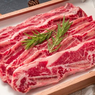 (D) BBQ Marinated LA Short Rib