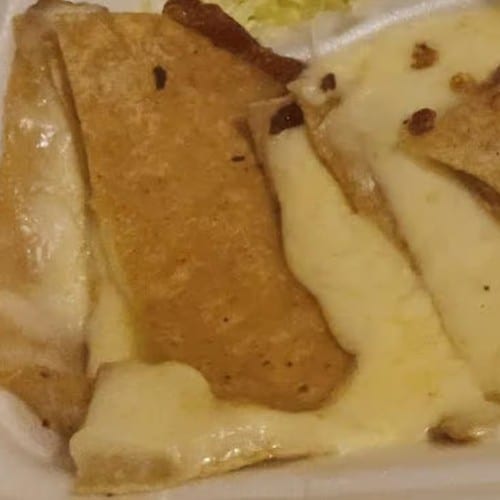 Jumbo Cheese Quesadilla.