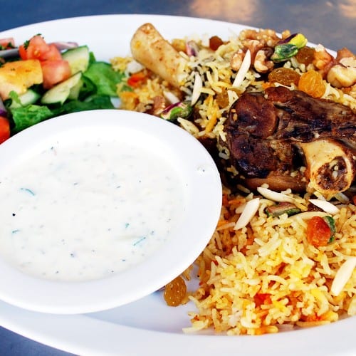LAMB BIRYANI (weekend only).