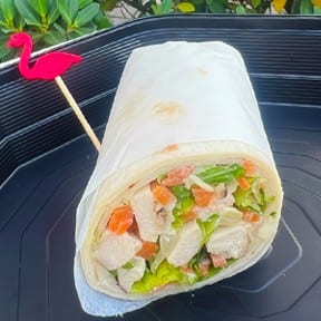 Chicken Caesar Salad Wrap HALF.