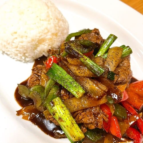 Mongolian Beef  (D).