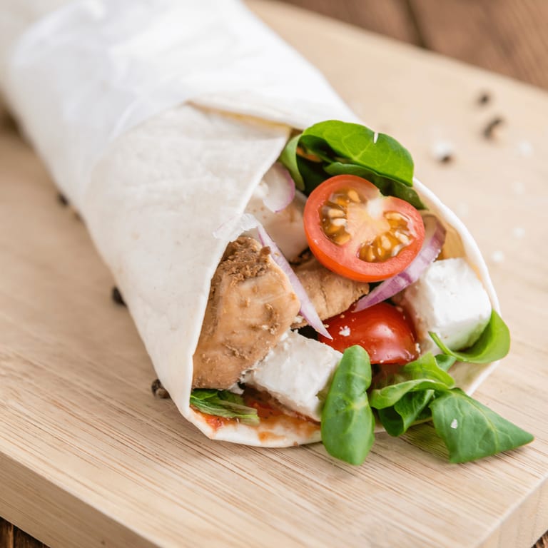 Delicious Grilled Chicken Wrap and More